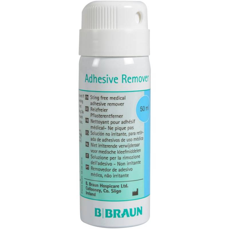 Braun klæberfjerner 50ml spray anvendes til stomibandagering