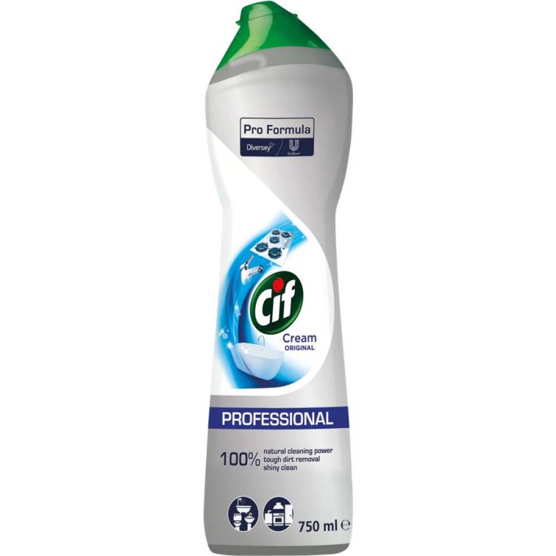 Cif Diversey Skurecreme uden farve, med parfume 750 ml