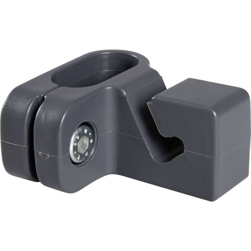 Beslag til reng&oslash;ringsvogn, Vileda Origo, 4,5x5cm, gr&aring;, plast, s-connector, h&oslash;jre