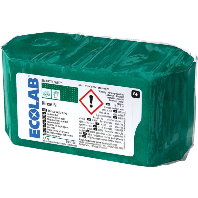 Ecolab Apex Rinse N Afspænding med farve uden parfume 1,1 kg