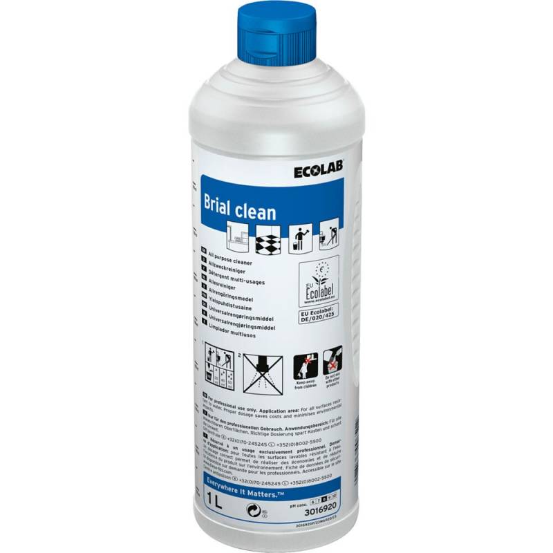 Ecolab Brial clean Universalrengøring 1 liter uden farve og parfume