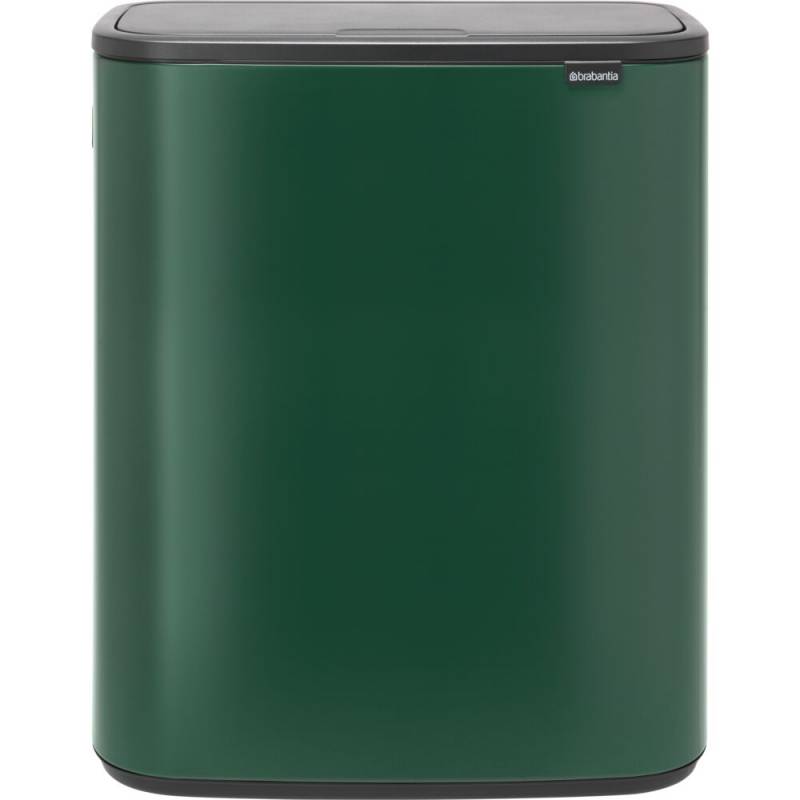 Brabantia Bo Touch Bin affaldsspand 2-rums 2x30 liter grøn plast