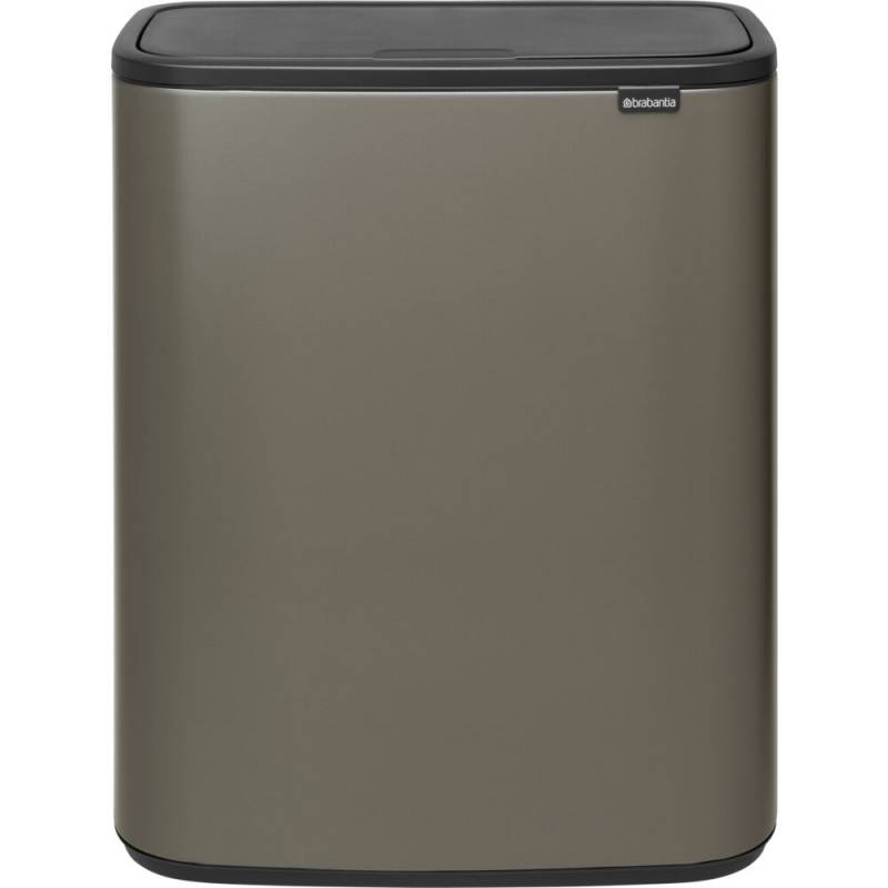 Brabantia Bo Touch Bin affaldsspand 1-rums 60 liter platinum stål