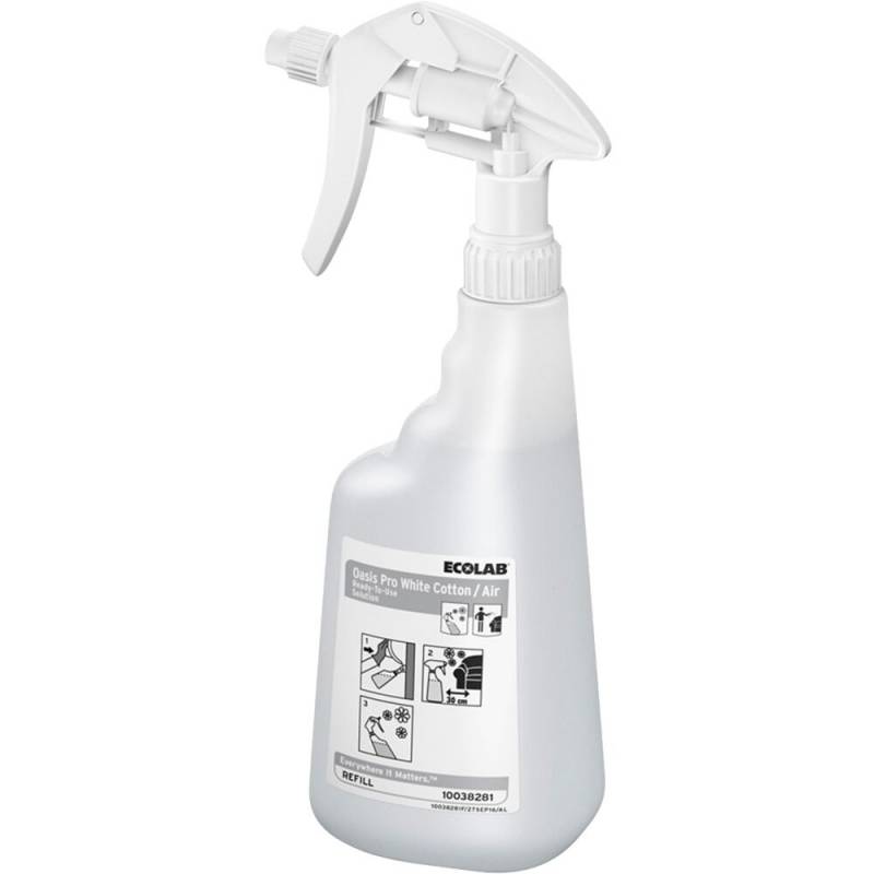 Ecolab Bruseflaske 650ml til Oasis Pro White Cotton uden brusehoved