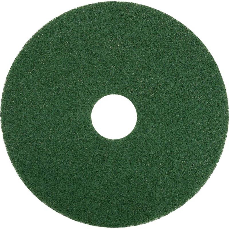 Gulvrondel 10" Ø254mm genanvendt PET fiber til grovere rengøring grøn