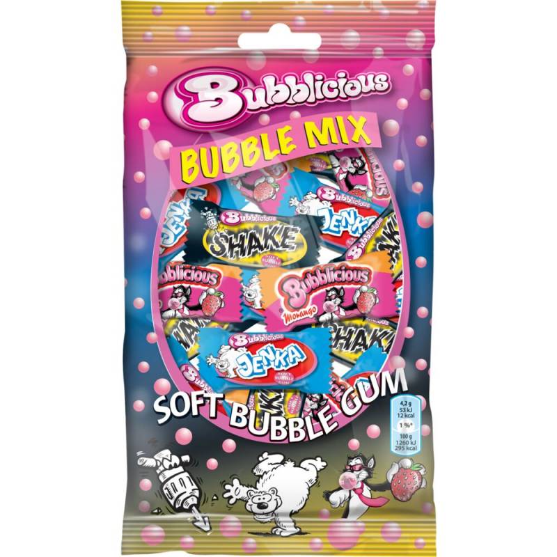 Bubblicious Mix tyggegummi - 23 poser a 15 stk pr pakke