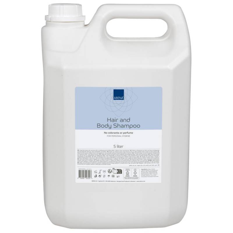 Hår- og Bodyshampoo 5000 ml uden farve og parfume