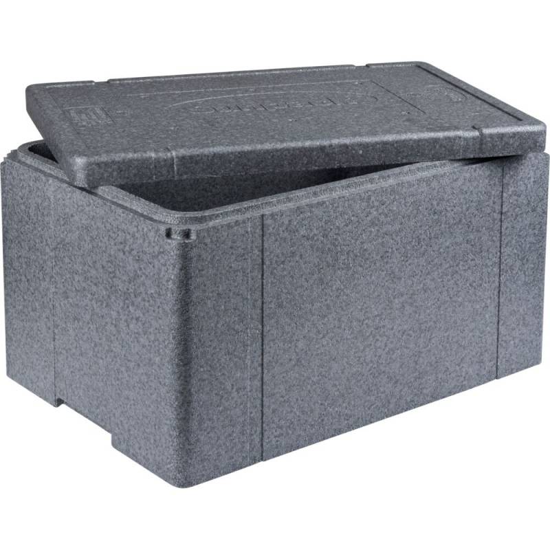 Termokasse 60x40x32cm EPS 1-rums standard 1/1 GN grå