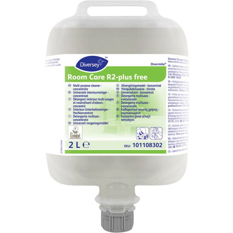 Diversey Room Care R2-plus free universalrengøring 2 liter DvM/DQFM 