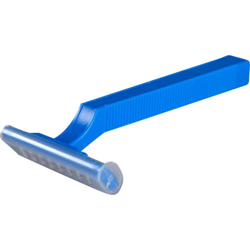 Barberskraber 10cm usteril dobbeltsk&aelig;r engangs bl&aring;