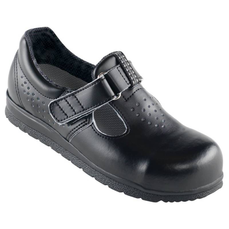 Euro-Dan Classic sko velcro perforeret vidde 13 Str. 41 sort