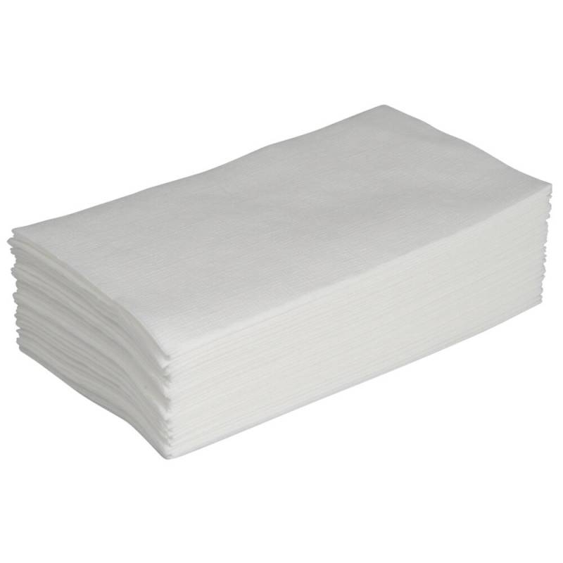 Frokostserviet, 1-lags, 1/8 fold, 30x33cm, hvid, nyfiber