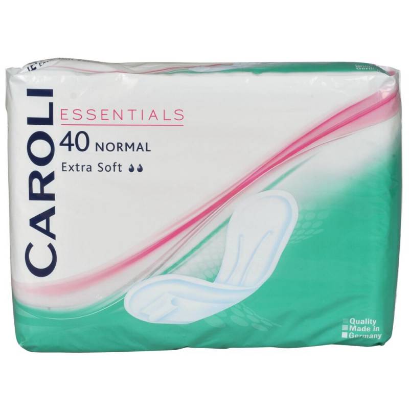Hygiejnebind, Caroli, 22,5x9cm, hvid, Maxi Pads, Normal, uden vinger