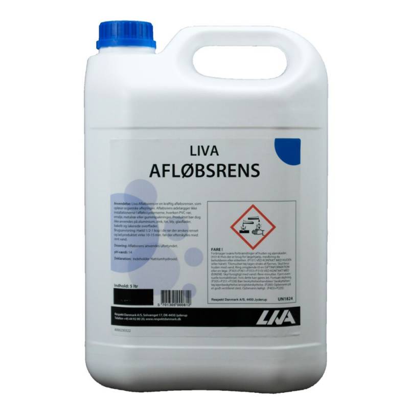 Liva afløbsrens flydende 5 liter