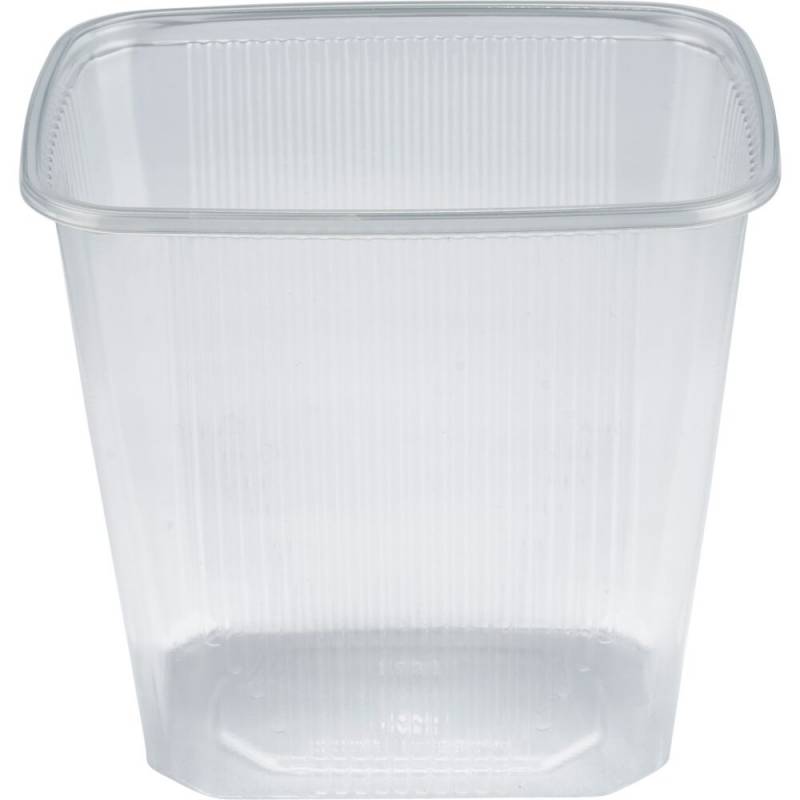 Plastbakke 10,5x8x10cm 500ml PP klar