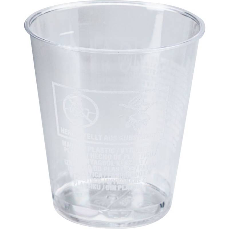 Gastro shotglas 5cm Ø4,5cm 4 cl klar hård plast