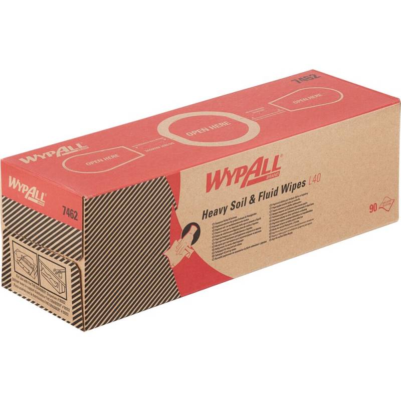 WyPall industri aftørring L40 plukæske 42x25cm 7462 hvid