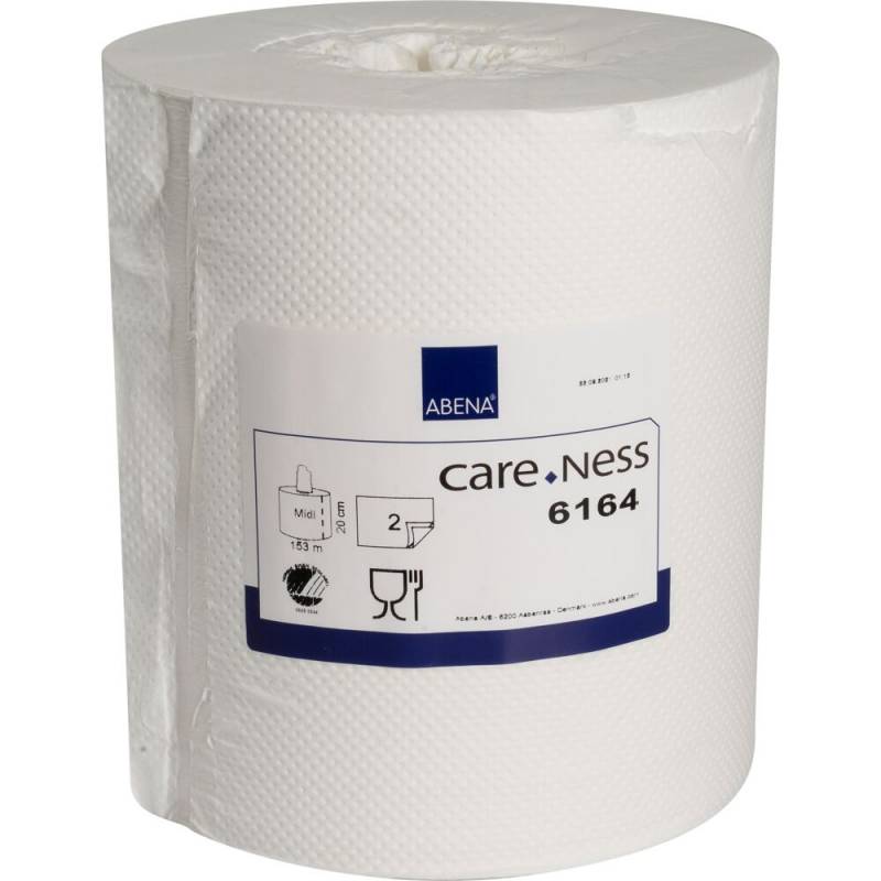 Care-Ness Excellent håndklæderulle 2-lags Midi hvid