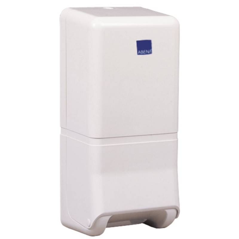 Dispenser neutral Midi plast til toiletpapir i ark hvid