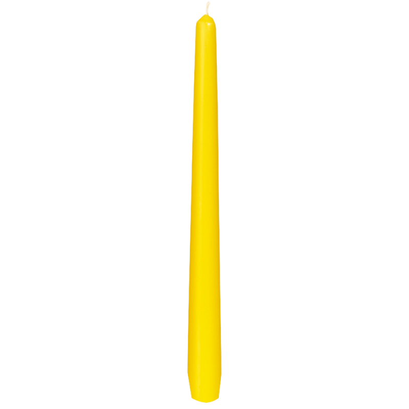 Duni antiklys 25cm 100% paraffin Ø2,2cm 7,5 timer gul