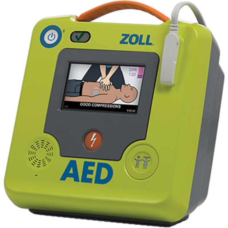 Zoll AED 3 hjertestarter 12,7x23,6x24,7cm grøn