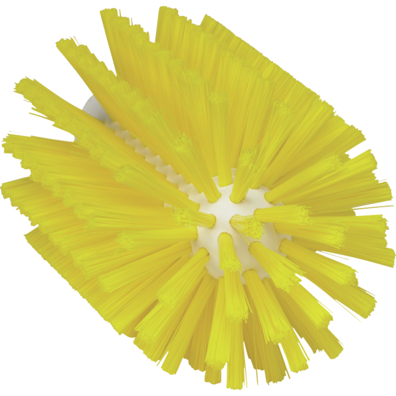 Vikan rørbørste til skaft Ø90mm medium gul