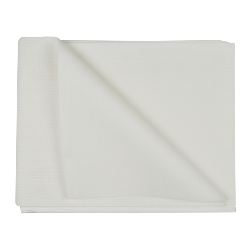 Airlaid håndklæde 1-lags Z-fold 140x80cm engangs hvid