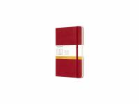 Moleskine notesbog Classic hard linieret L 13x21cm rød