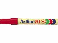 Artline marker EK70 permanent 1,5mm rød