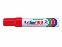 Artline marker 100 permanent 7-12mm rød