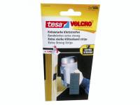 Tesa Velcro burretape ekstra stærk strips sort, 2 ruller