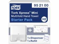 Tork 952100 Xpress Mini multifold håndklædeark starterpack hvid