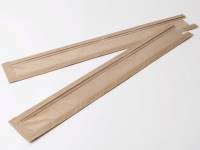 Flutespose med rude i brun 40g 100/55x655mm 500stk/pak