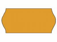 Meto etiket 26x12mm frostlim 5 fluoriserende orange, 1500 stk