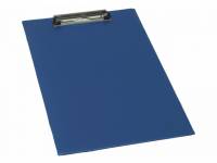 Bantex clipboard A4+ landscape med wireclip blå