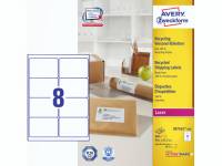 Avery LR7165-100 adresse etiketter af genbrugspapir 99,1x67,7mm 