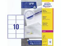 Avery L7173-100 etiketter med QuickPEEL og  Ultragrip 99,1x57mm