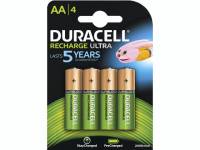 Duracell batteri genopladelig AA 2400mAh, 4 stk