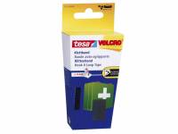 Tesa burretape 55224 velcro 20mmx1m sort