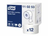 Tork Jumbo Mini toiletruller T2 Soft 2-lags 110253 hvid