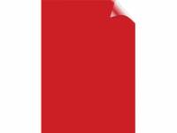 Fellowes plastforside A4 200mic transparent rød