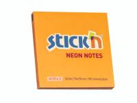 Stick'N notes selvklæbende 76x76mm neon orange