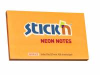 Stick'N notes selvklæbende 76x127mm neon orange