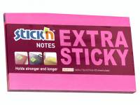 Stick'N notes Extra Sticky 76x127mm neon rød