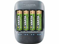 Varta ECO batterilader inkl. 4 stk AA batterier 2100mAh