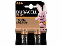 Duracell Plus Power AAA batteri alkaline, pakke med 4 stk