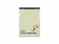 Stick'N selvklæbende notes med tern 178x254mm gul
