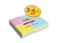 Post-it notes Super Sticky 101x152mm + 76x76mm Cosmic Colour