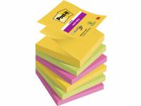 Post-it Z-notes Super Sticky 76x76mm Carnival Colour