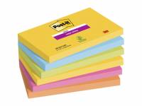 Post-it notes Super Sticky 76x127mm Carnival Colour